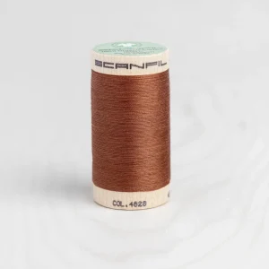 Scanfil Organic Cotton 50wt Thread 500 yards - Baked Clay 4828