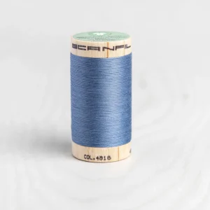 Scanfil Organic Cotton 50wt Thread 500 yards - Blue Shadow 4816