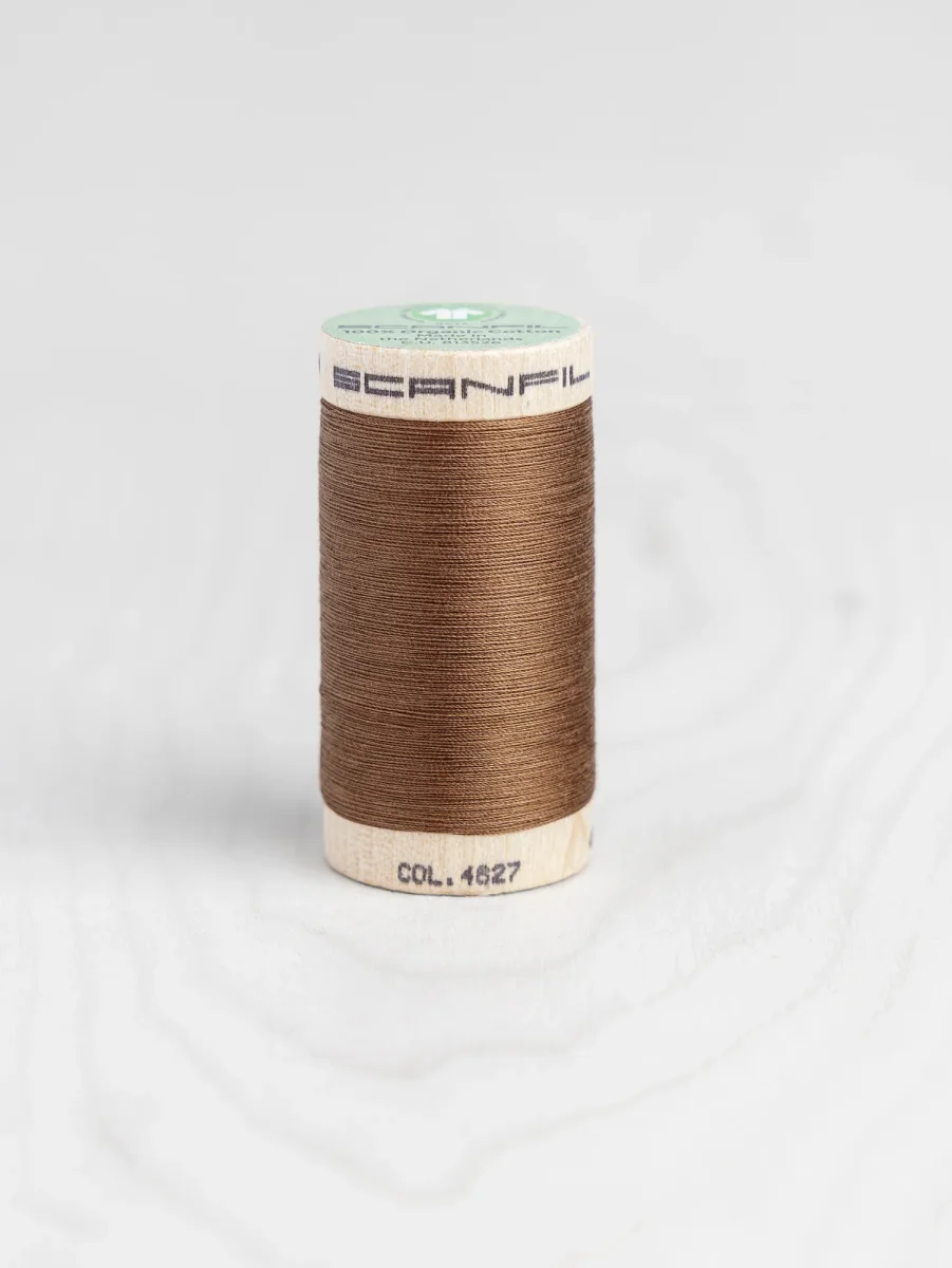 Scanfil Organic Cotton 50wt Thread 500 yards - Cathay Spice 4827 – Image 2