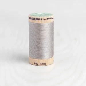Scanfil Organic Cotton 50wt Thread 500 yards - Chateau Gray 4831