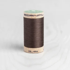 Scanfil Organic Cotton 50wt Thread 500 yards - Coffee Liqueur 4864