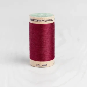 Scanfil Organic Cotton 50wt Thread 500 yards - Crimson 4806