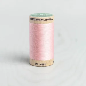 Scanfil Organic Cotton 50wt Thread 500 yards - Cristal Rose 4861