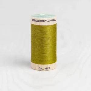 Scanfil Organic Cotton 50wt Thread 500 yards - Green Envy 4823