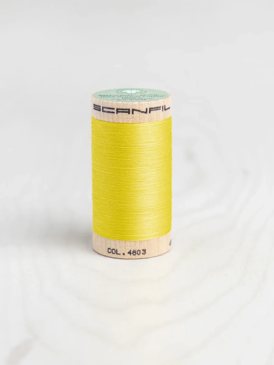 Scanfil Organic Cotton 50wt Thread 500 yards - Illuminating 4803 – Image 2