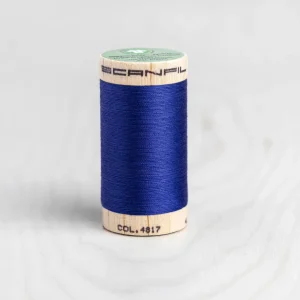 Scanfil Organic Cotton 50wt Thread 500 yards - Nautical Blue 4817