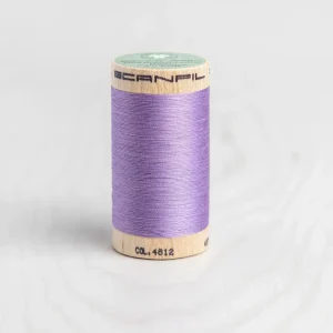 Scanfil Organic Cotton 50wt Thread 500 yards - Regal Orchid 4812