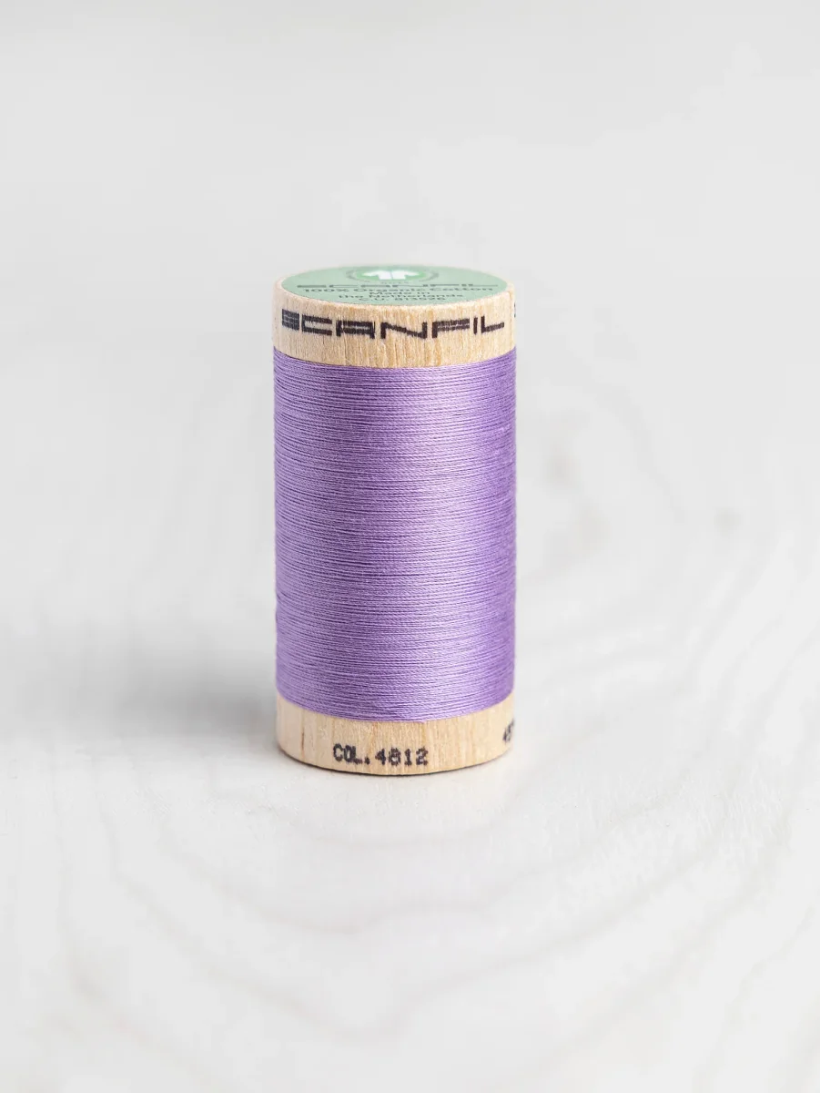 Scanfil Organic Cotton 50wt Thread 500 yards - Regal Orchid 4812