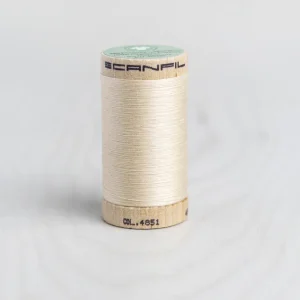Scanfil Organic Cotton 50wt Thread 500 yards - Shortbread 4851