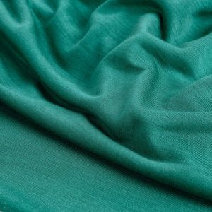 Semi Sheer Viscose Stretch Knit Deadstock - Emerald