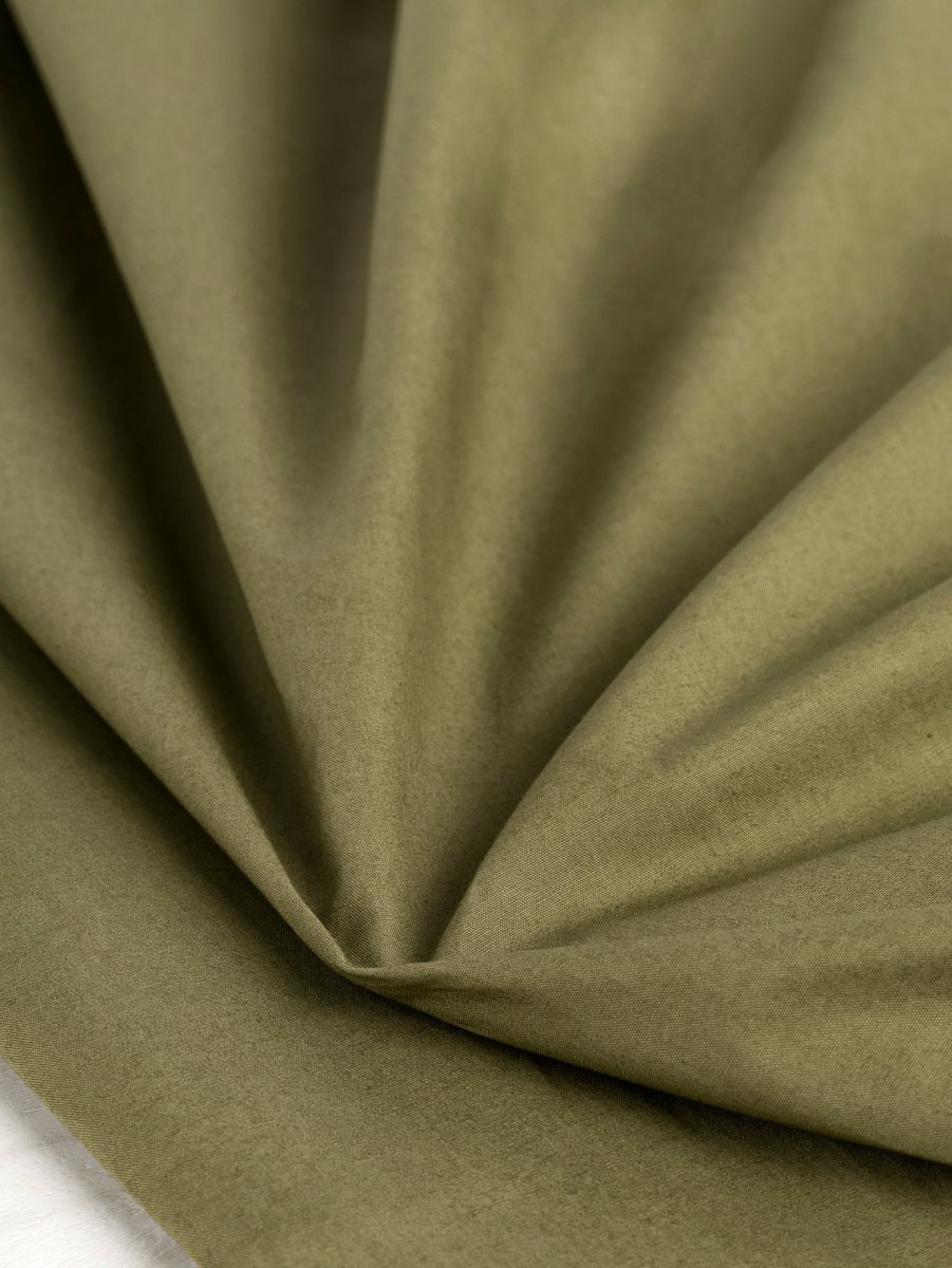 Signature Crisp Cotton Poplin - Olive