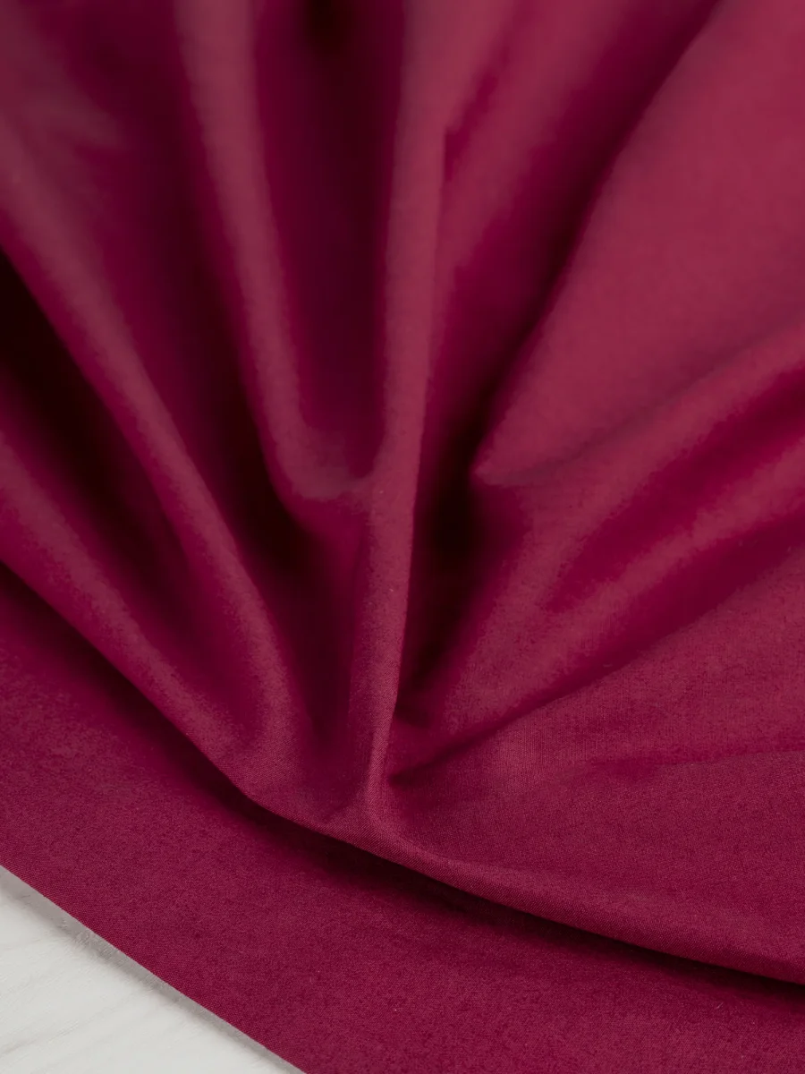 Signature Crisp Cotton Poplin - Rhubarb – Image 2