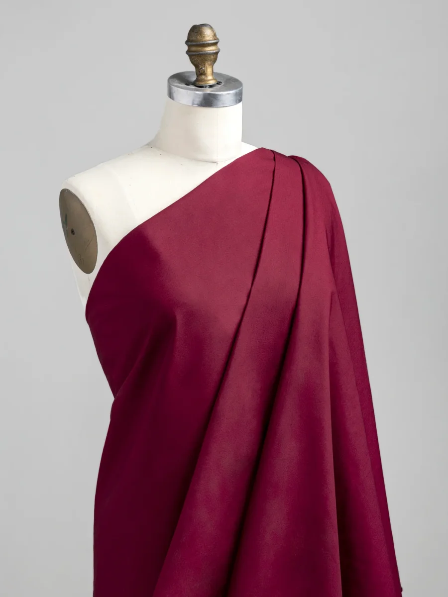 Signature Crisp Cotton Poplin - Rhubarb – Image 3