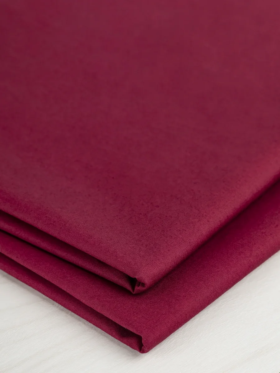 Signature Crisp Cotton Poplin - Rhubarb – Image 4