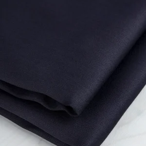 Stretch Cotton Poly Twill Deadstock - Dark Navy - Swatch