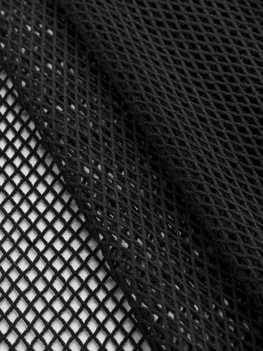 Stretch Nylon Fishnet Deadstock - Black