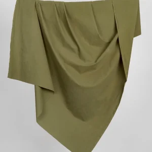 Substantial Organic Cotton Broadcloth - Olive - Swatch