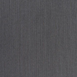 Subtle Pinstripe Italian Wool Suiting Deadstock - Grey + Orange - Swatch