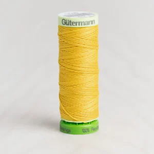 Gütermann rPET Recycled Topstitch Thread - Yellow 417