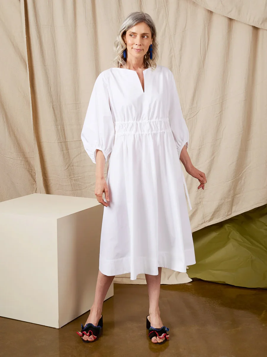 Signature Crisp Cotton Poplin - White – Image 3