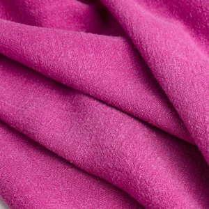 Textured Viscose Linen - Magenta