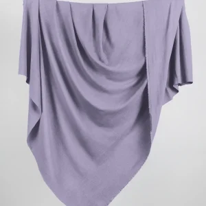 Textured Viscose Linen - Lavender Grey - Swatch