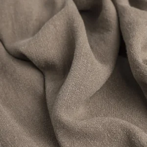 Textured Viscose Linen - Taupe