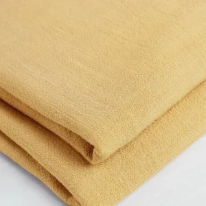 Textured Viscose Linen - Yellow - Swatch