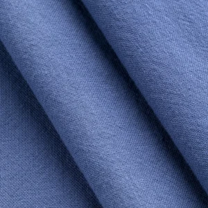 Tumbled Non Stretch Cotton - Blueberry