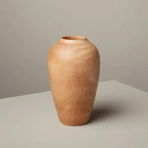 Vase en bois de manguier