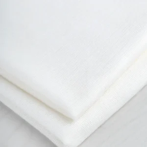 Viscose Poly Midweight Fusible Weft Interfacing for Tailoring - White