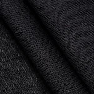 Viscose Sweater Knit Deadstock - Black