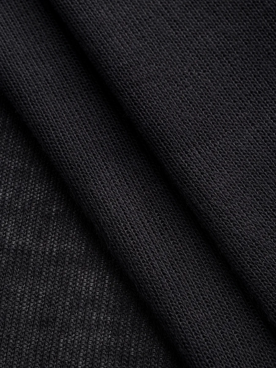 Viscose Sweater Knit Deadstock - Black