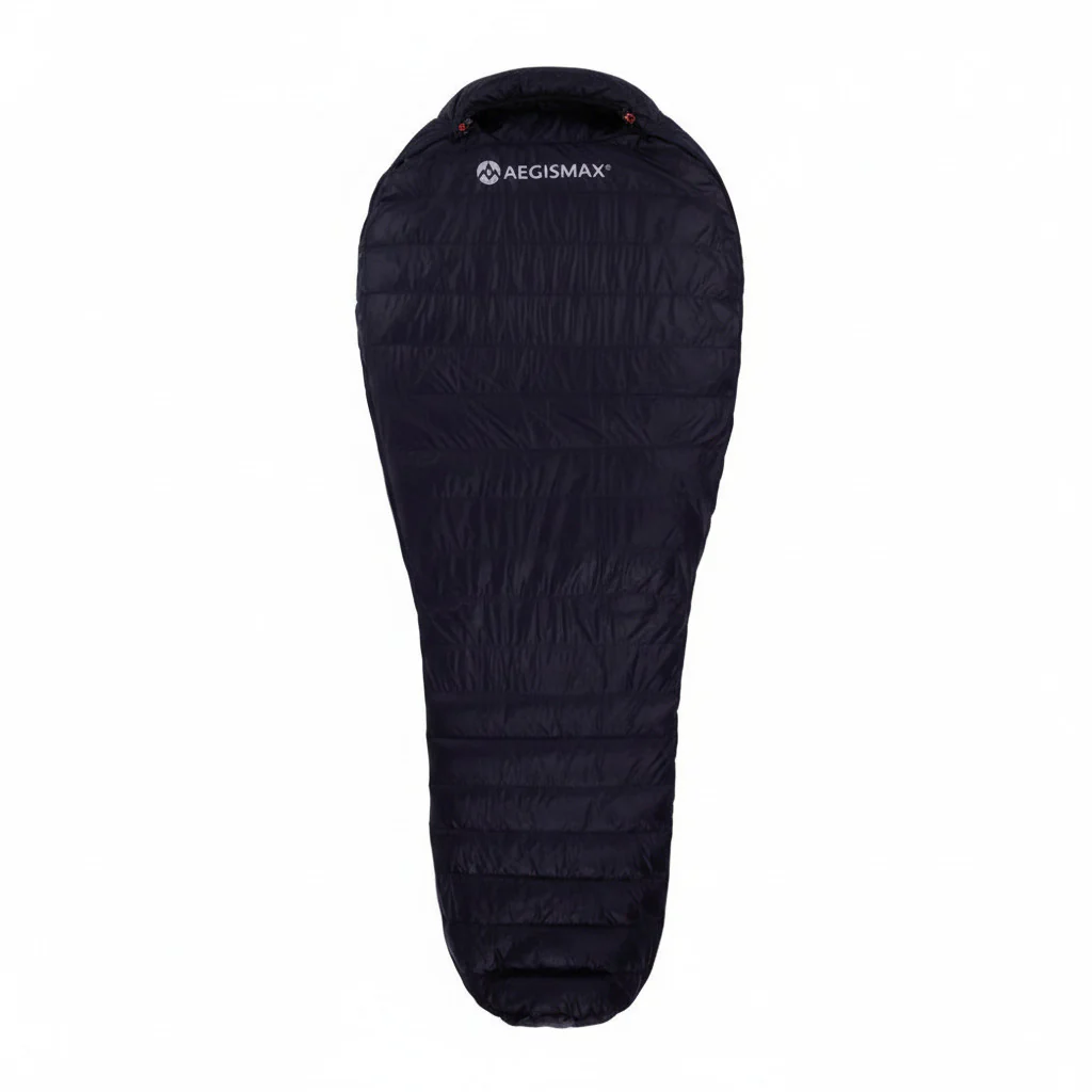 Sac de couchage duvet 5°C léger AEGISMAX 700 cuin pour adulte grand