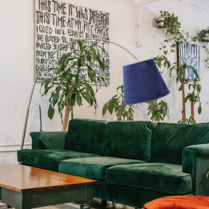 Abat Jour Chambre Décoratif en Velours