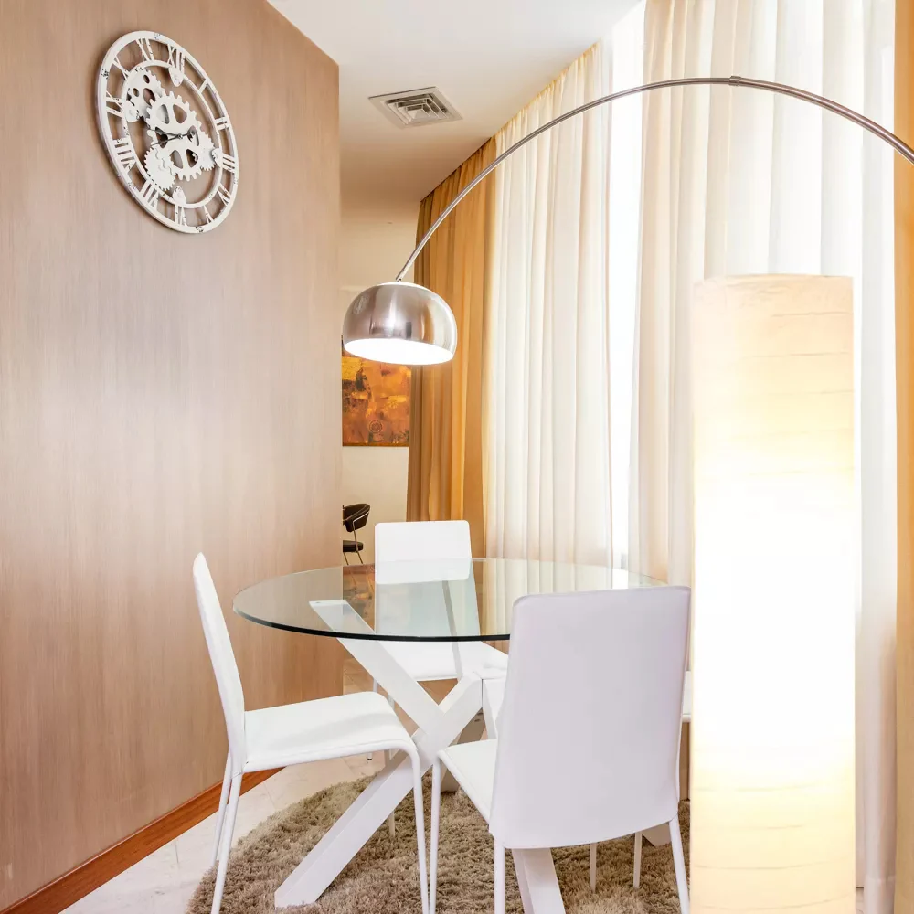 Abat Jour Lampadaire Pliable de Style Européen en Papier – Image 3