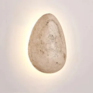 Applique Murale Étanche Effet Marbre en Forme d'Œuf
