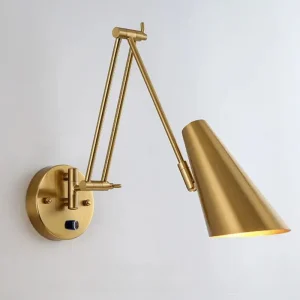 Applique Murale LED Dorée et Amovible