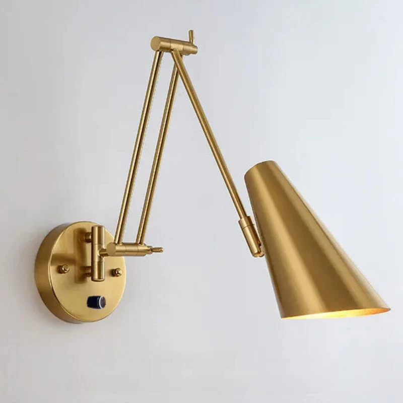 Applique Murale LED Dorée et Amovible