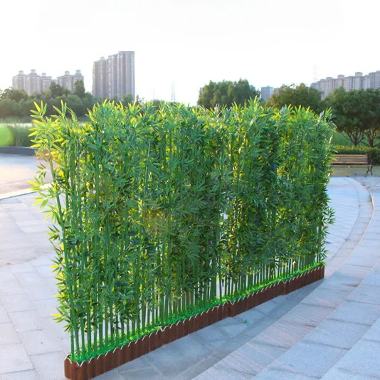 Bambou Artificiel de Style Pastoral avec Base – Image 3