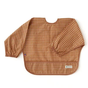 Bavoir à manche CARREAU CAMEL