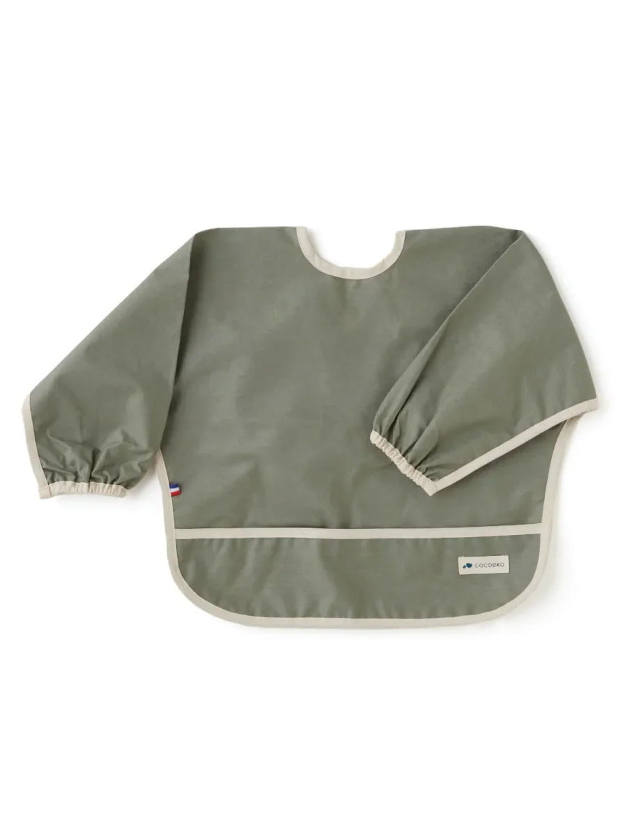 Bavoir à manches VERT SAUGE