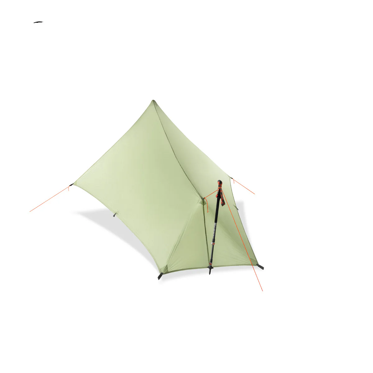 Tarp nylon 1 place imperméable - bâtons, 4 saisons – Image 3