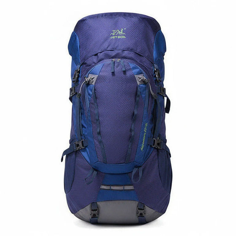 Sac à dos randonnée 60L étanche sans armature, multipoche – Image 5