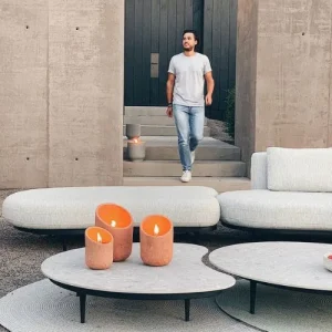Sand - Bougies Extérieur Céramique Terracotta - 3 tailles