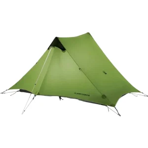 Tente ultralégère camping 1 à 2 personnes 15D silnylon, montage bâtons