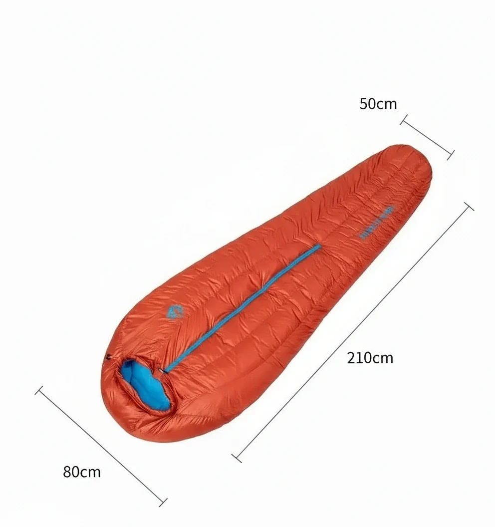 Sac de couchage duvet JUNGLE KING −5 °C momie – Image 5