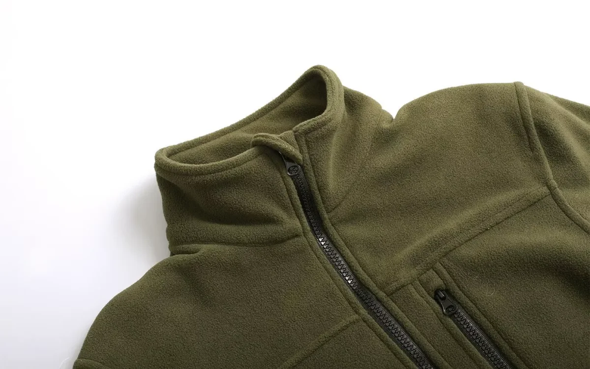 Polaire zippée homme multi-poches, col montant technique – Image 5