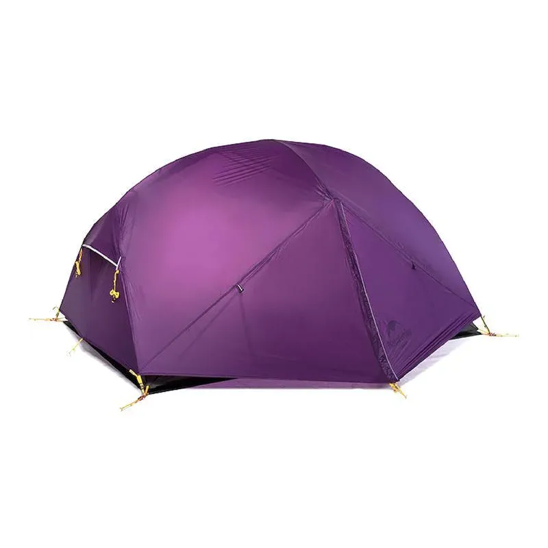 Tente 2 places légère double paroi 20D PU4000 avec 2 vestibules – Image 3