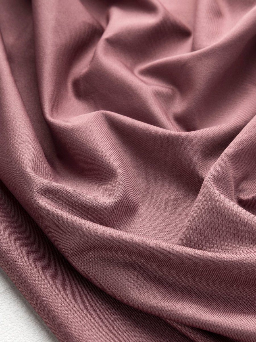 rPet Chito Performance Stretch Knit Deadstock - Rosewood - Swatch